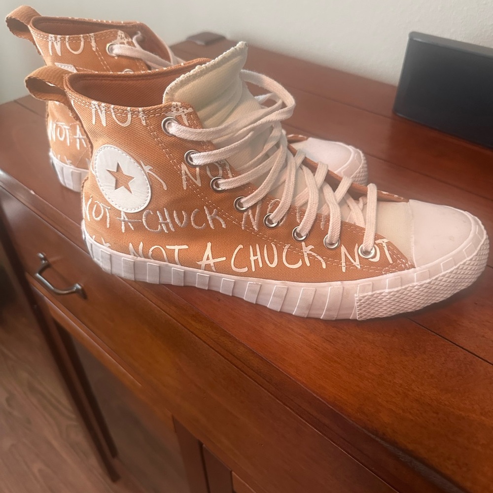 Converse Not A Chuck Orange Sneakers